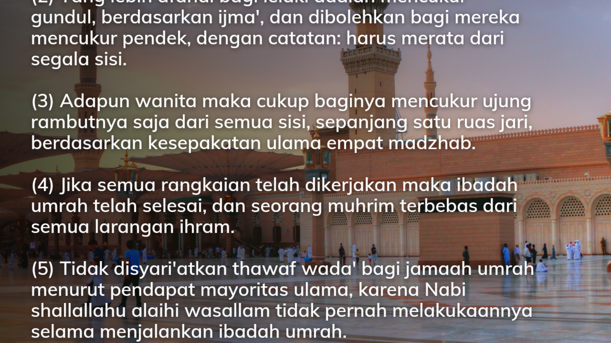 Faidah Singkat, Memotong Rambut _ Al-Sarhaan