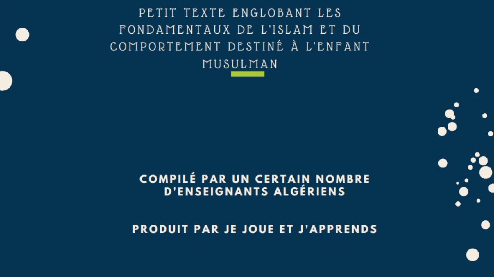le petit musulman
