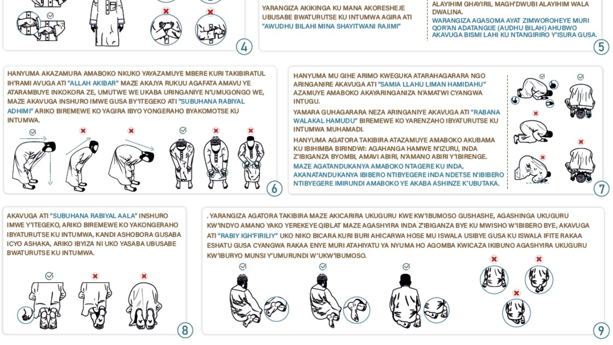 uburyo intumwa muhamadi imana imuhe amahoro n'imgisha yajyaga asenga