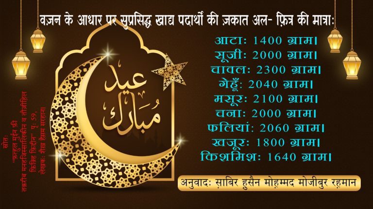 ज़कात अल-पफ़ित्र का हुक्म