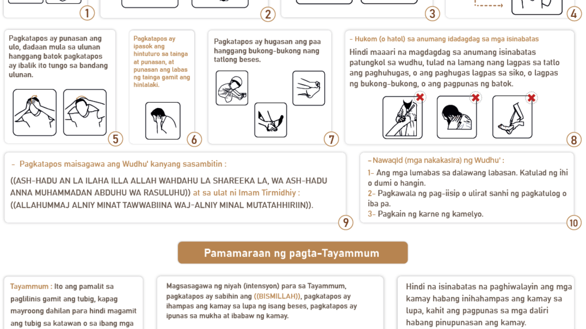 صفة الوضوء فلبيني