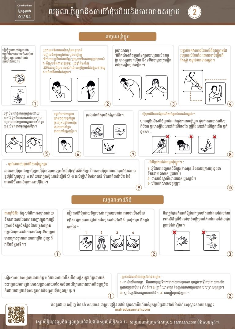 ១២-លក្ខណ:វ៉ូហ្ឌូកនិងតាយ៊ាំមុំហើយនិងការលាងសម្អាត។