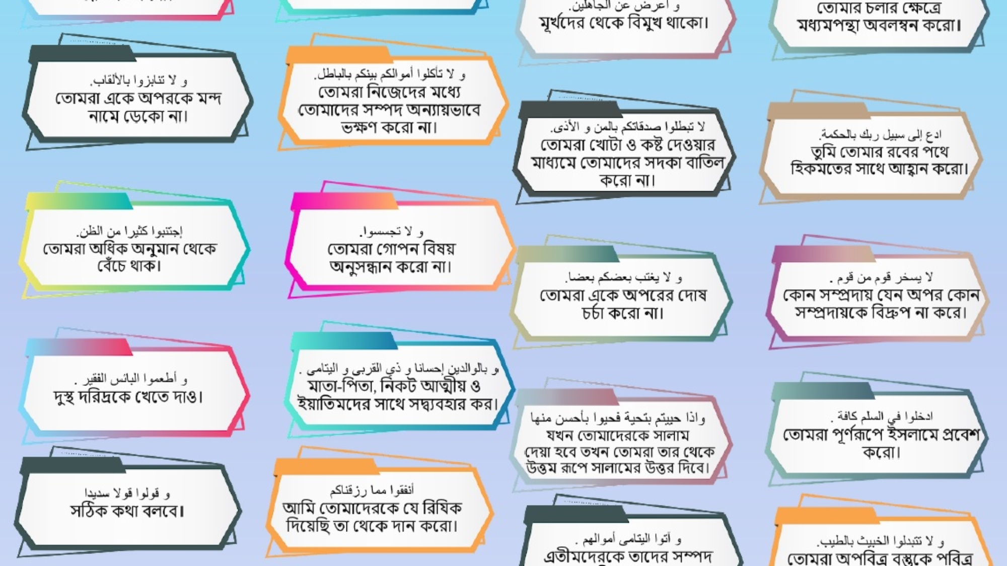 أخلاق المسلم بنغالي