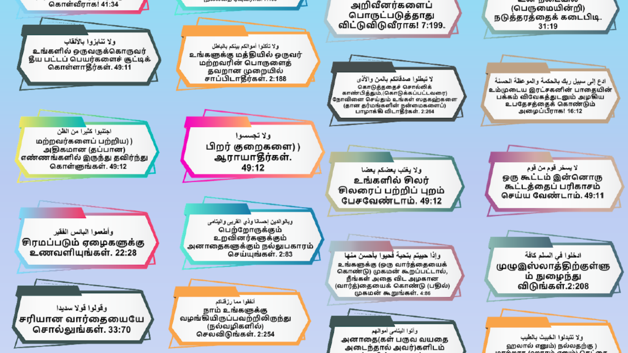 أخلاق المسلم تاميلي