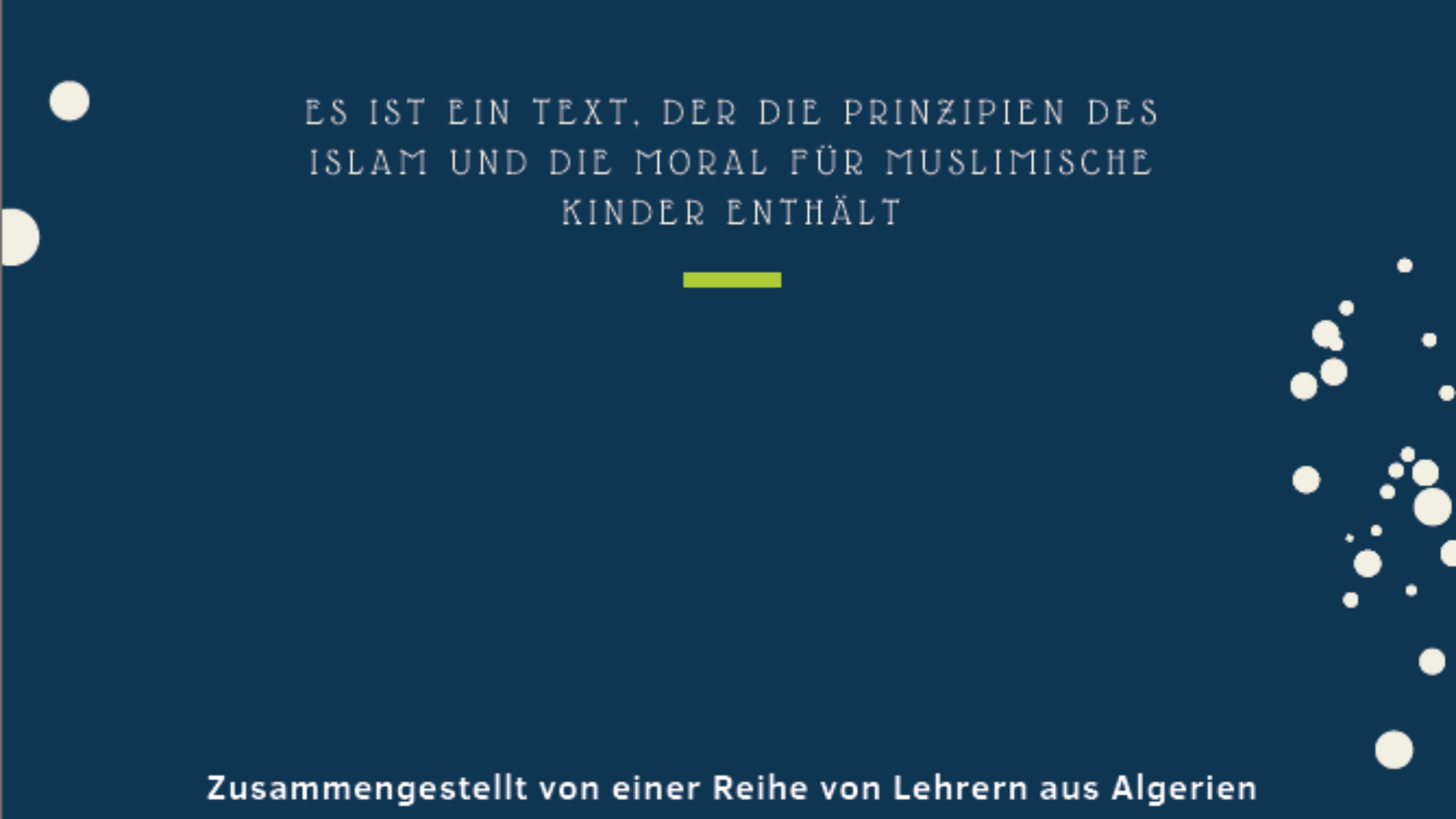 المسلم الصغير ألماني