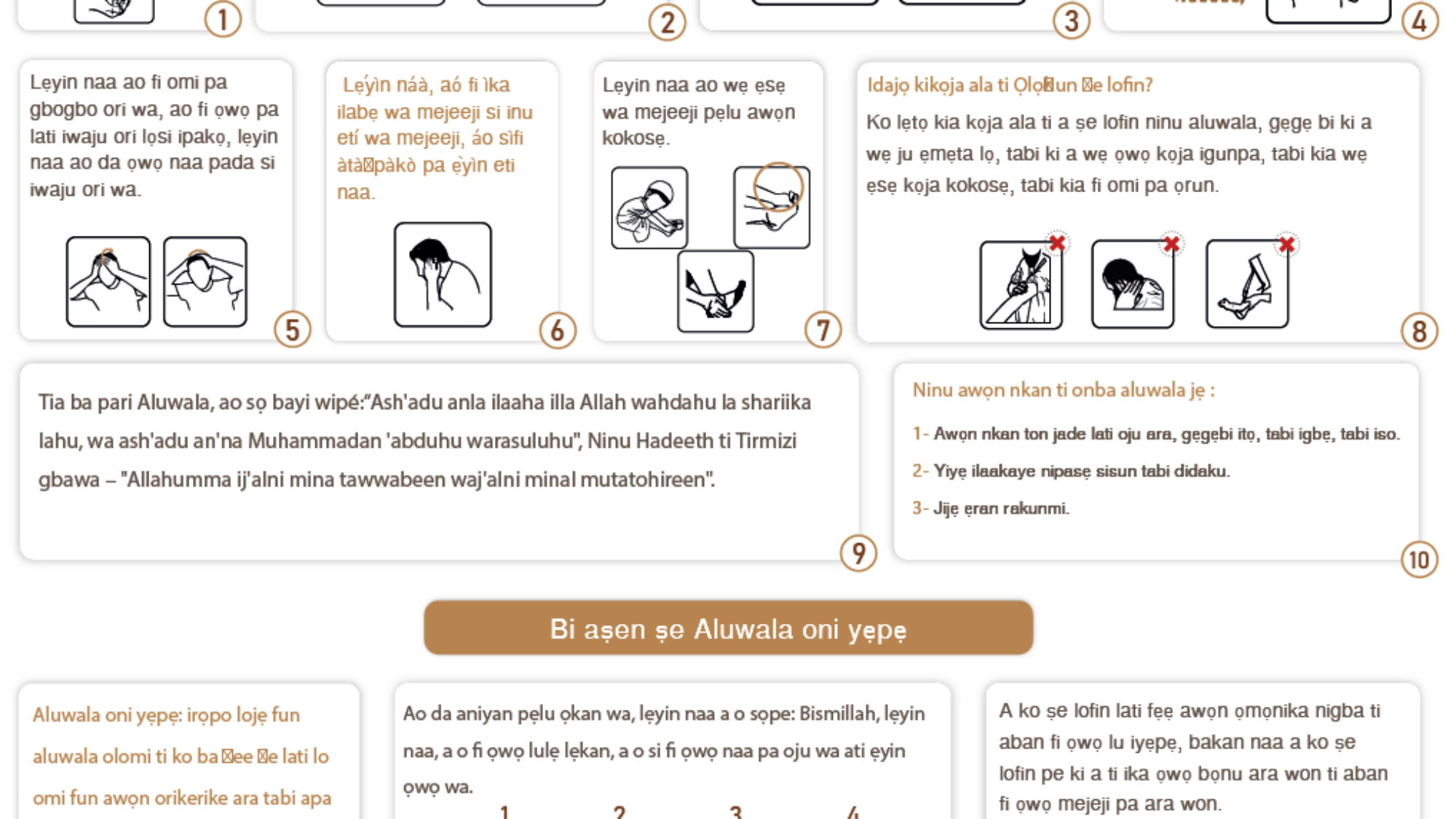 صفة الوضوء يوروبا