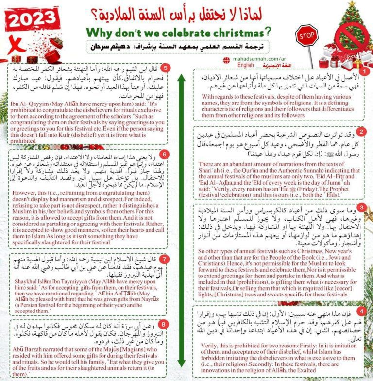 Why don’t we celebrate christmas