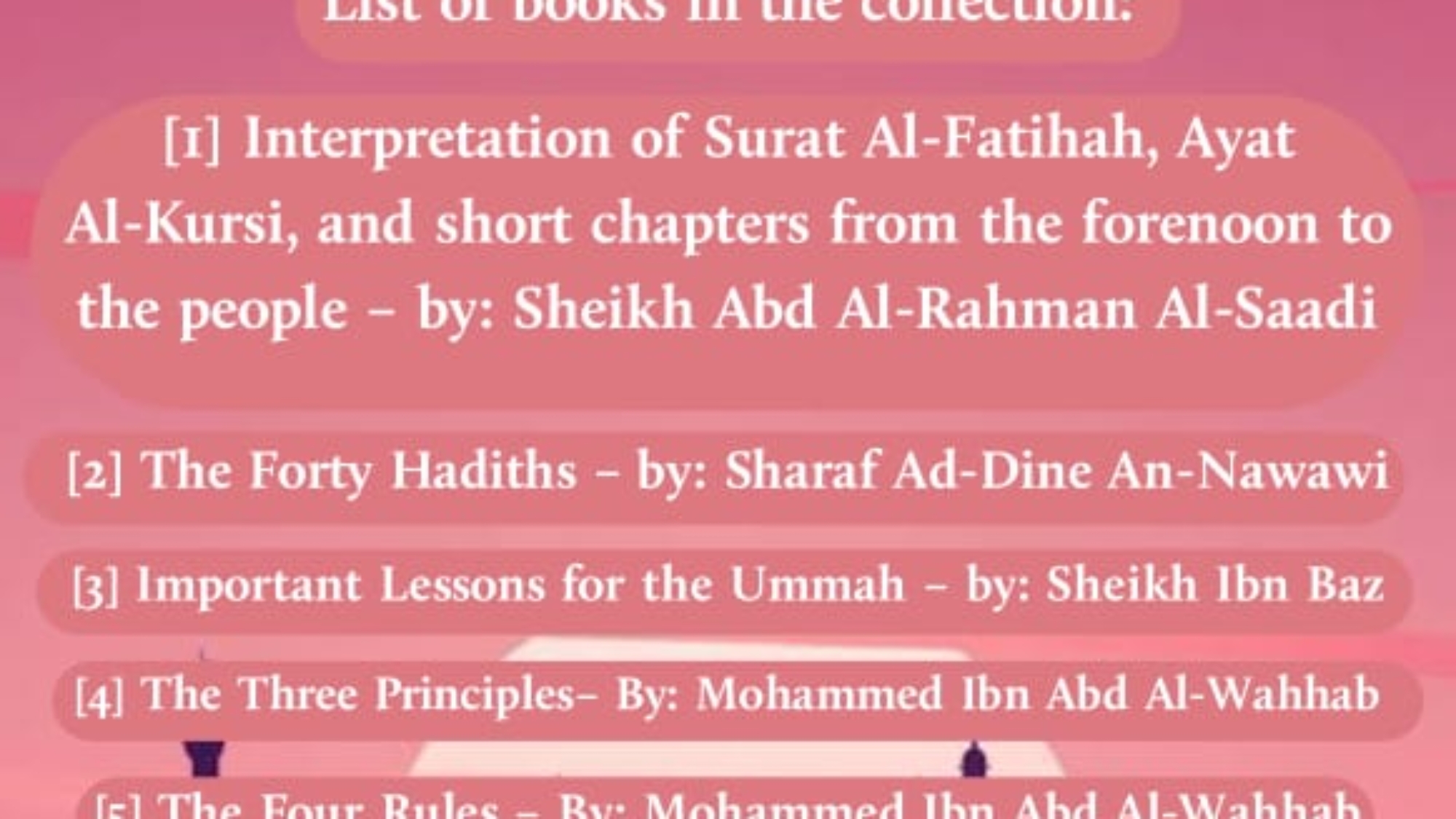 Collection of Important Books for Every Muslim