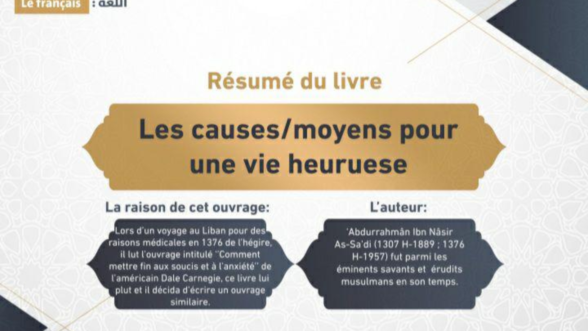 Résumé du livre moyens utiles pour une vie heureuse