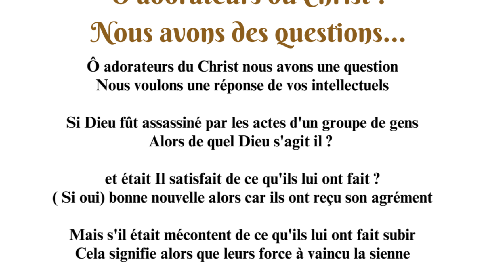 Poème de l'imam Ibn Qayyim al-Jawziyya