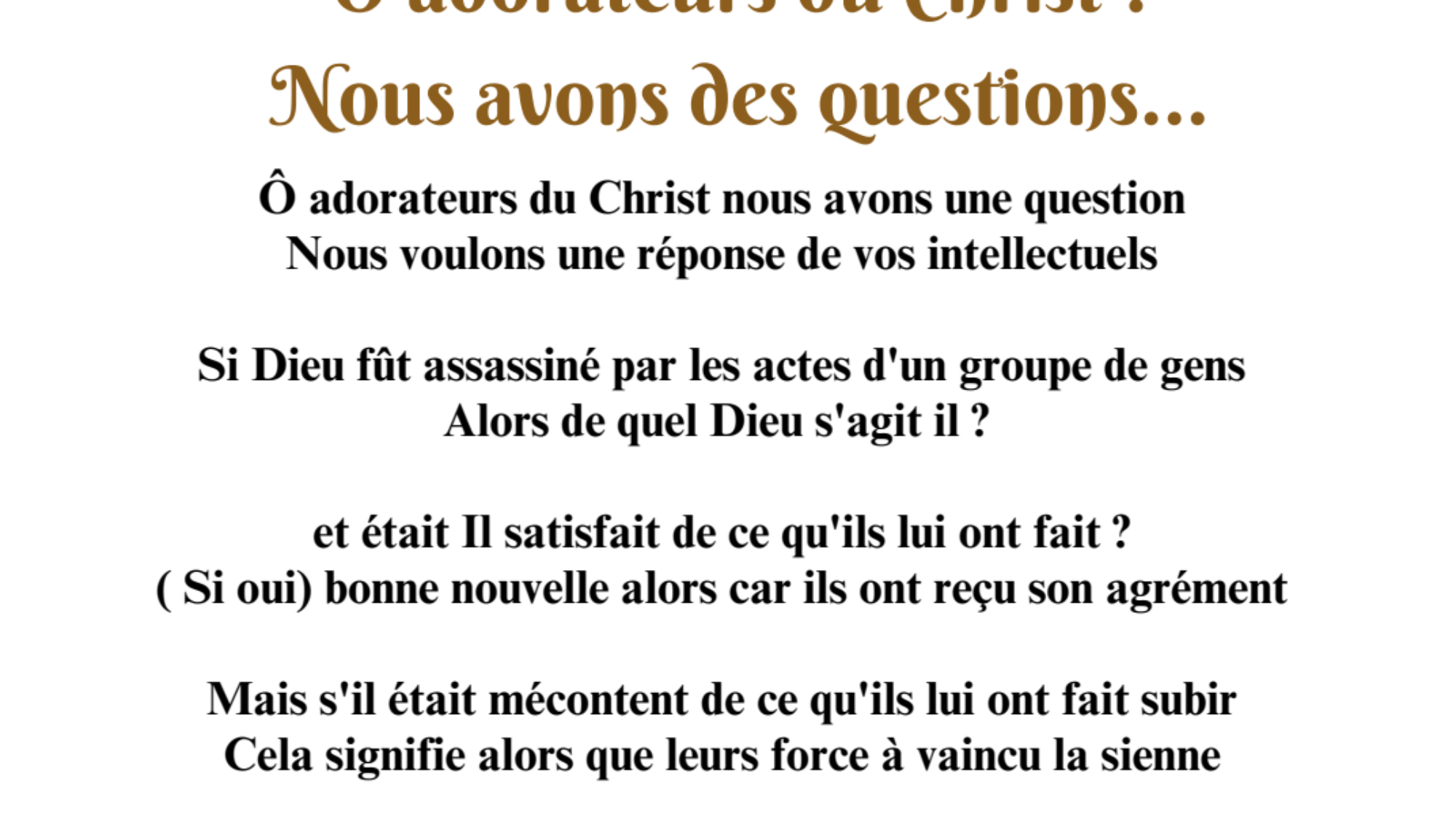 Poème de l'imam Ibn Qayyim al-Jawziyya