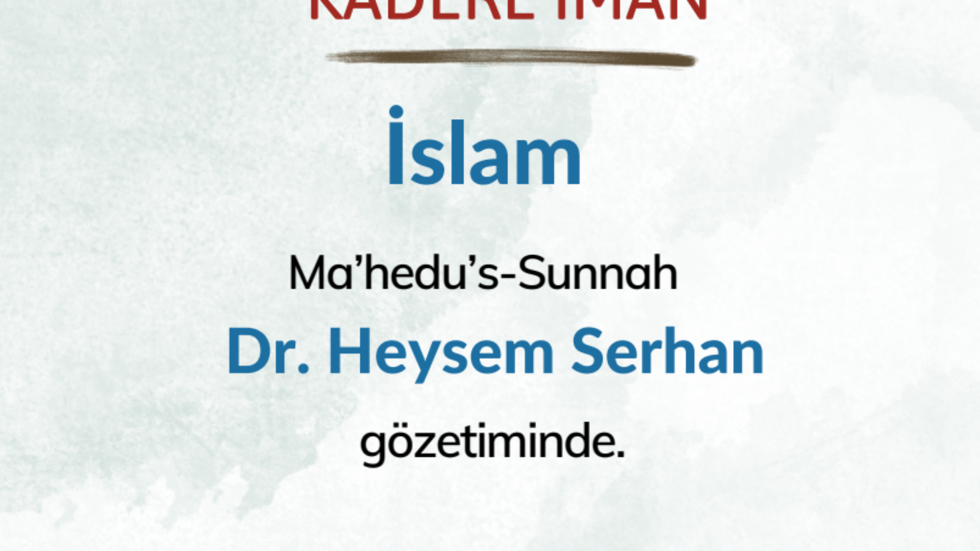 KADERE İMAN