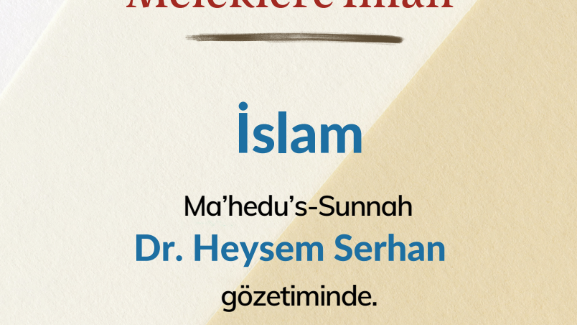 Meleklere İman