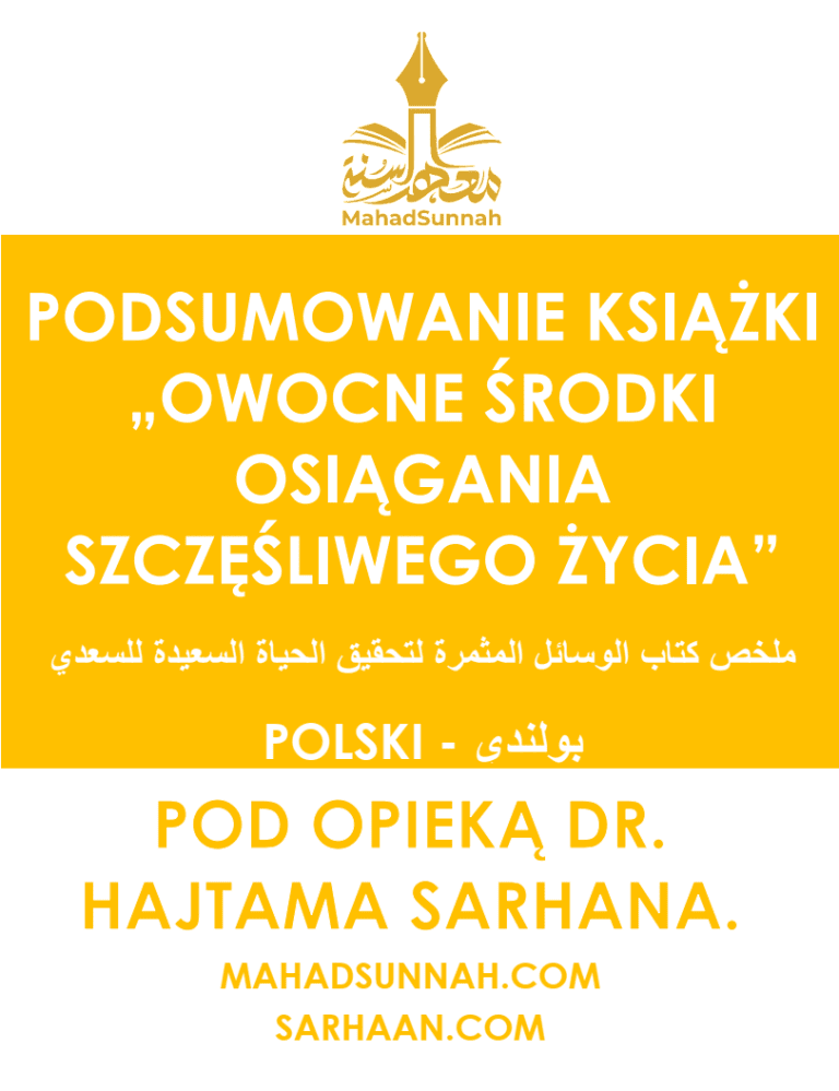 Podsumowanie książki Owocne środki osiągania szczęśliwego życia
