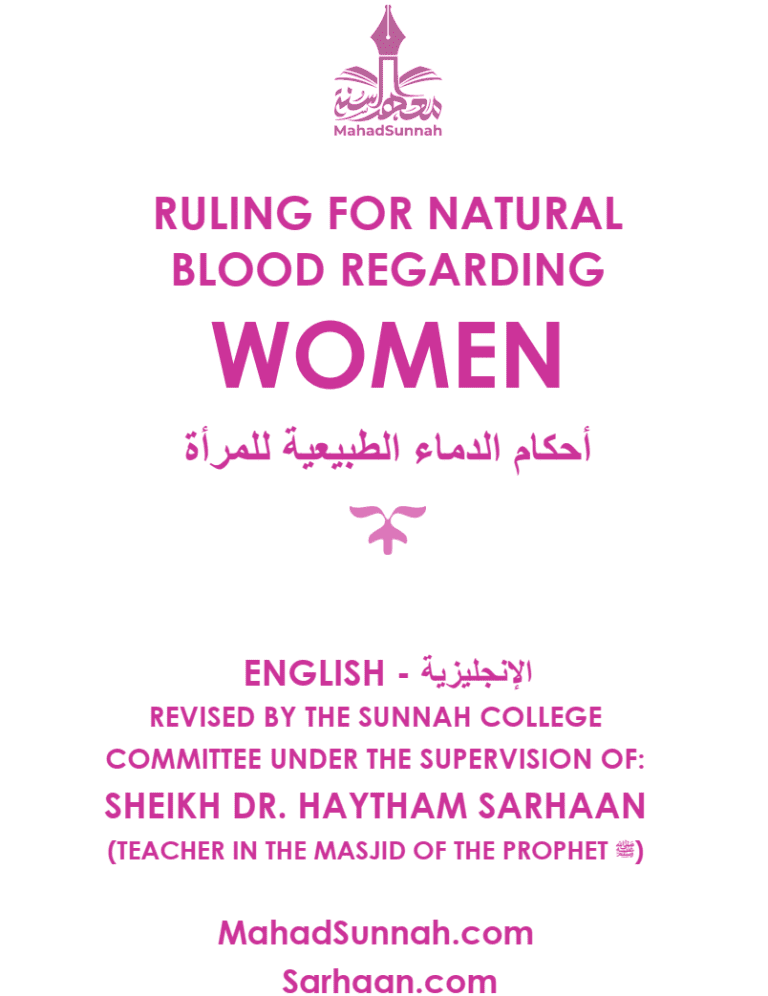 RULING FOR NATURAL BLOOD REGARDING WOMEN