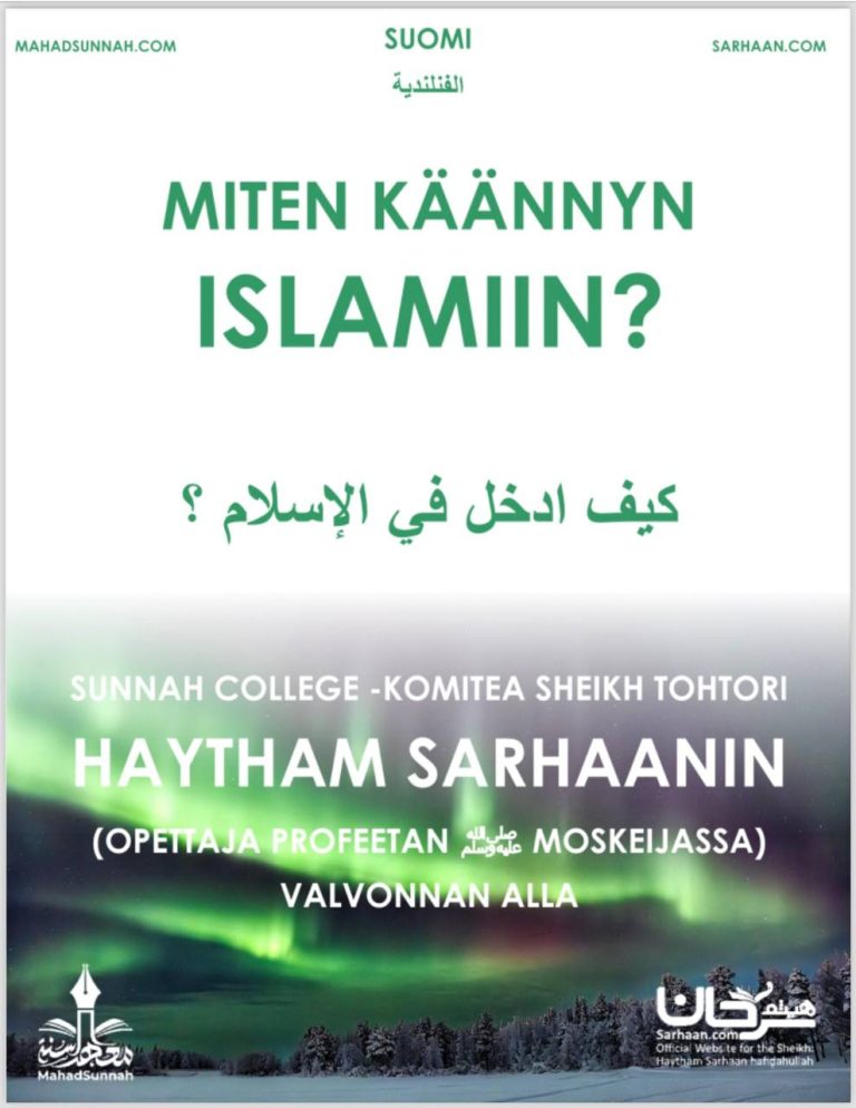 Miten käännyn islamiin?
