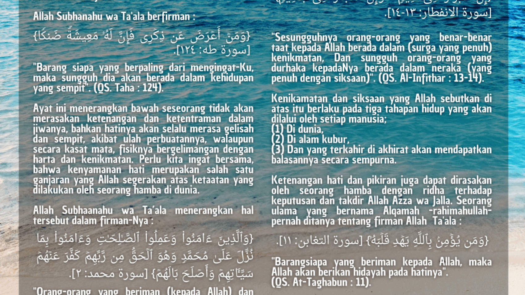 Kiat Sukses Menata Hati & Menenangkan Pikiran