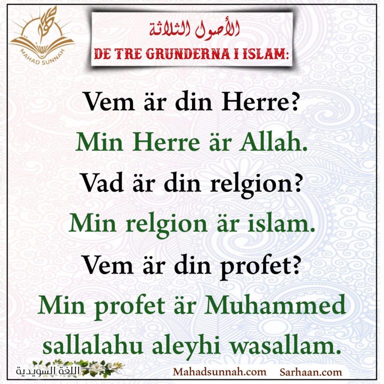 De tre grunderna i islam