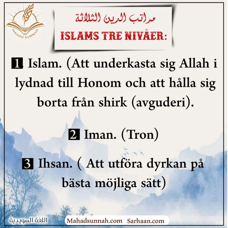 Islams tre nivåer