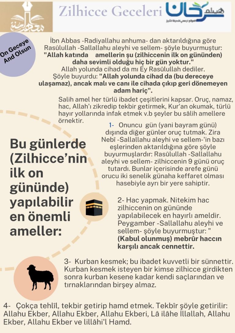 On Geceye And Olsun     Zilhicce Geceleri