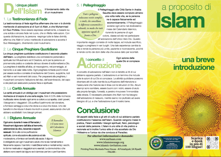 a proposito di Islam una breve introduzione