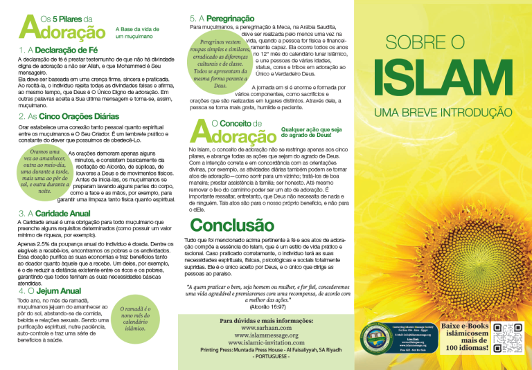 SOBRE O ISLAM UMA BREVE INTRODUÇÃO
