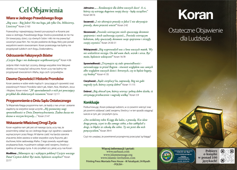 Koran Ostateczne Objawienie dla Ludzkości