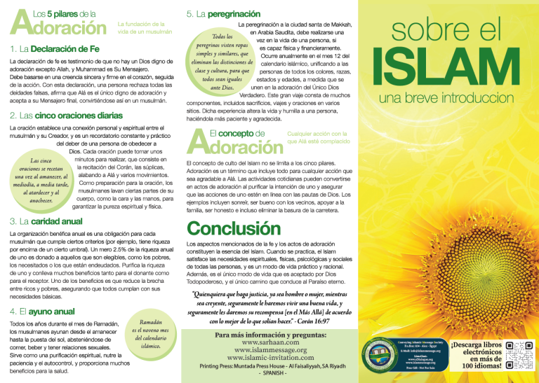   sobre el ISLAM una breve introduccion