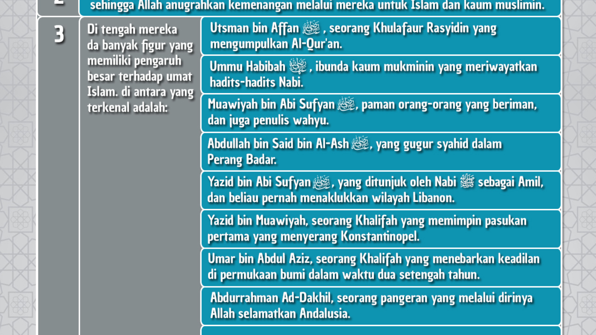 Siapakah Bani Umayyah ~ Al-Sarhan