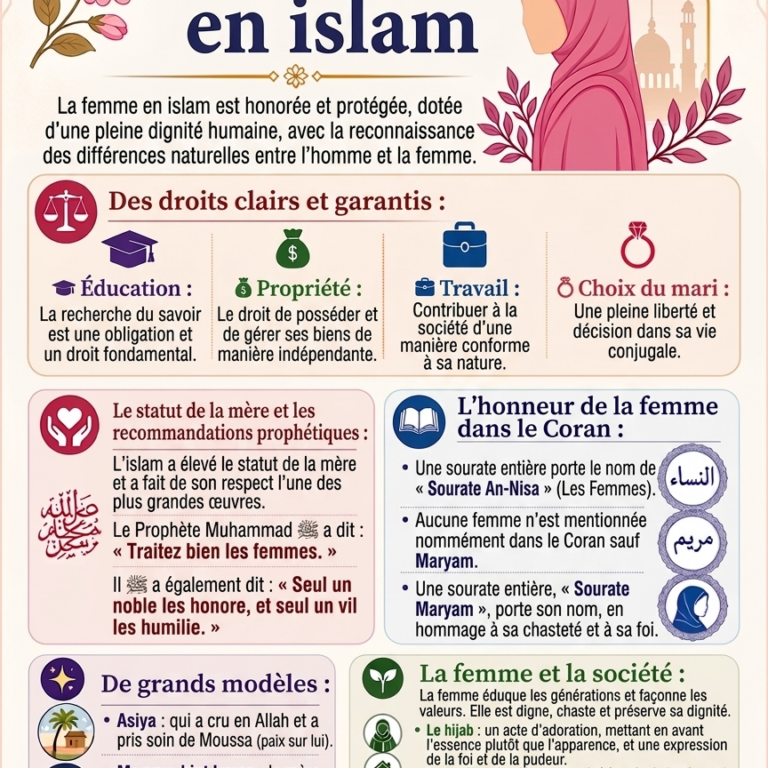 🌸 La femme en islam