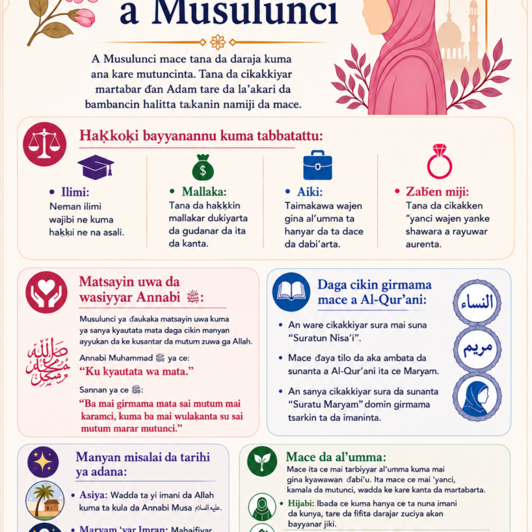 🌸 Mace a Musulunci