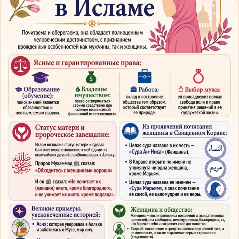🌸 Женщина в Исламе