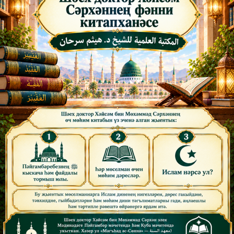 Шәех доктор Хәйсәм Сәрхәннең фәнни китапханәсе | المكتبة العلمية للشيخ د. هيثم سرحان