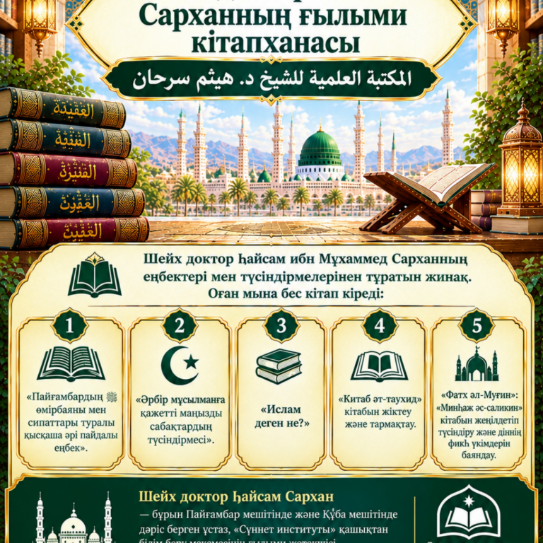 Шейх доктор Һайсам Сарханның ғылыми кітапханасы | المكتبة العلمية للشيخ د. هيثم سرحان