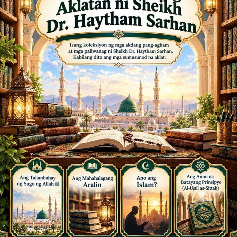 Ang Aklatan ng Kaalamang Islamiko ni Sheikh Dr. Haytham Sarhan  المكتبة العلمية للشيخ د. هيثم سرحان