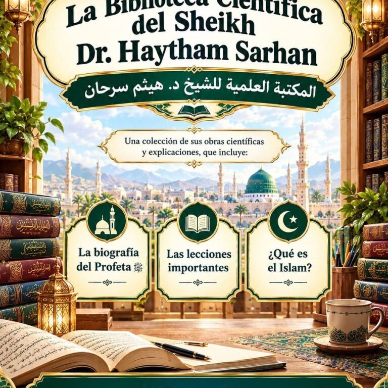 📚 La Biblioteca Científica del Sheikh Dr. Haytham Sarhan المكتبة العلمية للشيخ د. هيثم سرحان  Español | اللغة الإسبانية