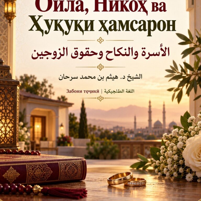 Оила, никоҳ ва ҳуқуқи ҳамсарон  الأسرة والنكاح وحقوق الزوجين
