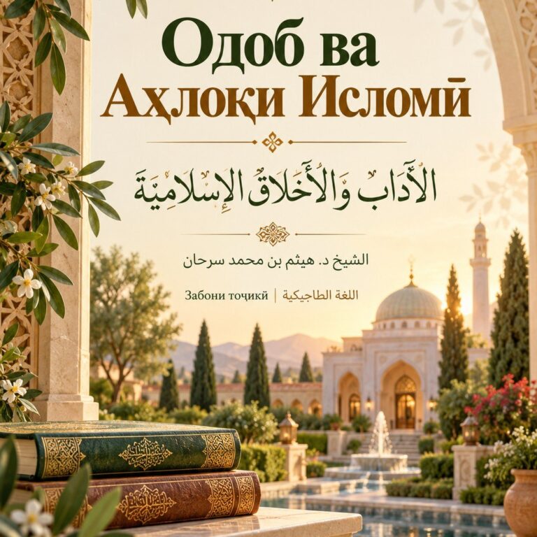 Одоб ва ахлоқи исломӣ  الآداب والأخلاق الإسلامية