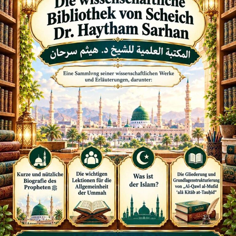 Die wissenschaftliche Bibliothek von Scheich Dr. Haytham Sarhan المكتبة العلمية للشيخ د. هيثم سرحان