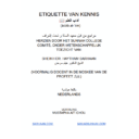 ETIQUETTE VAN KENNIS 📖 آداب العلم (ādāb al-ʿilm)