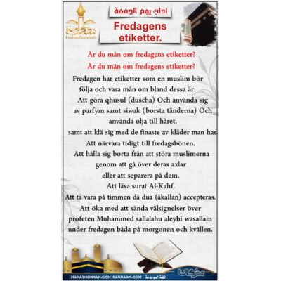 Fredagens etiketter.
