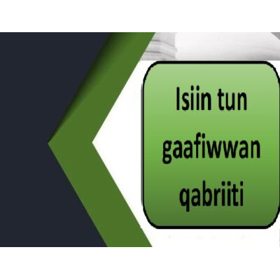 Isiin tun gaafiwwan qabriiti