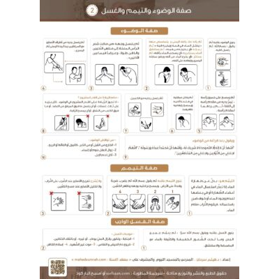 صفة الوضوء والتيمم والغسل
