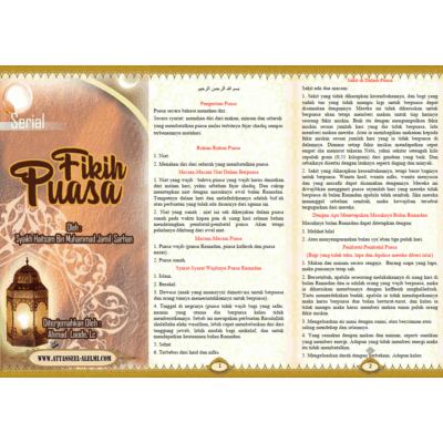 Fikih Puasa (Bahasa Indonesia)