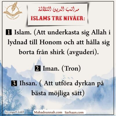 Islams tre nivåer