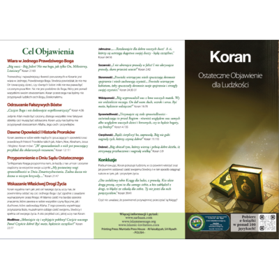 Koran Ostateczne Objawienie dla Ludzkości