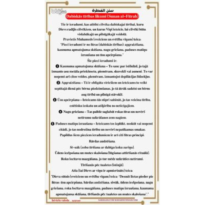 Dabiskās tīrības likumi (Sunan al-Fitrah)