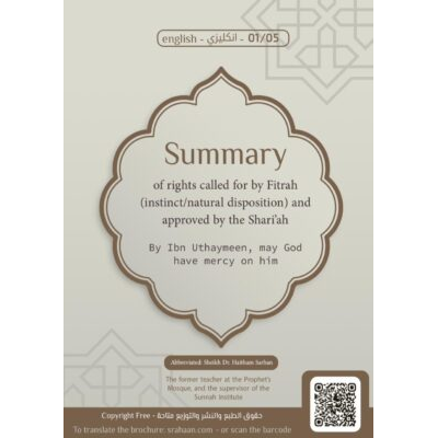 Summary of rights called for by Fitrah