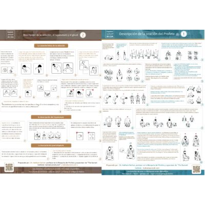 Descripción de la ablución, el tayammum y el ghusl y de la oración del Profeta