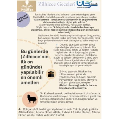 On Geceye And Olsun     Zilhicce Geceleri